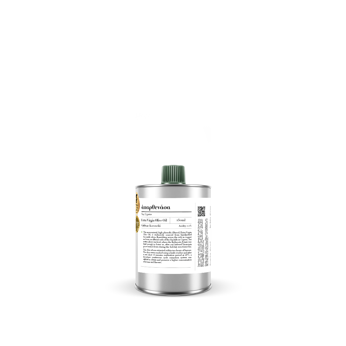 Extra Virgin Olive Oil, Koroneiki, Sia, 2023